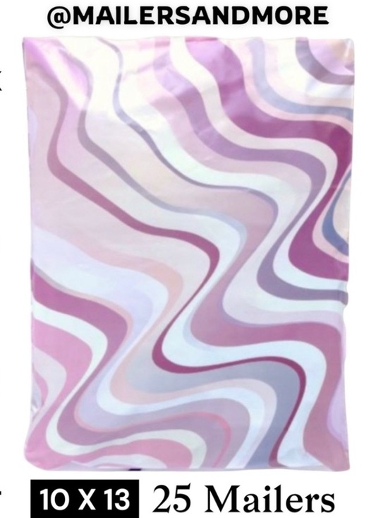 Other - 25 10X13 Poly Mailers Abstract Swirl PRICE IS FIRM HOST PICK